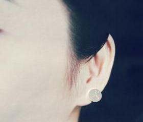 Constellation earring in white gold